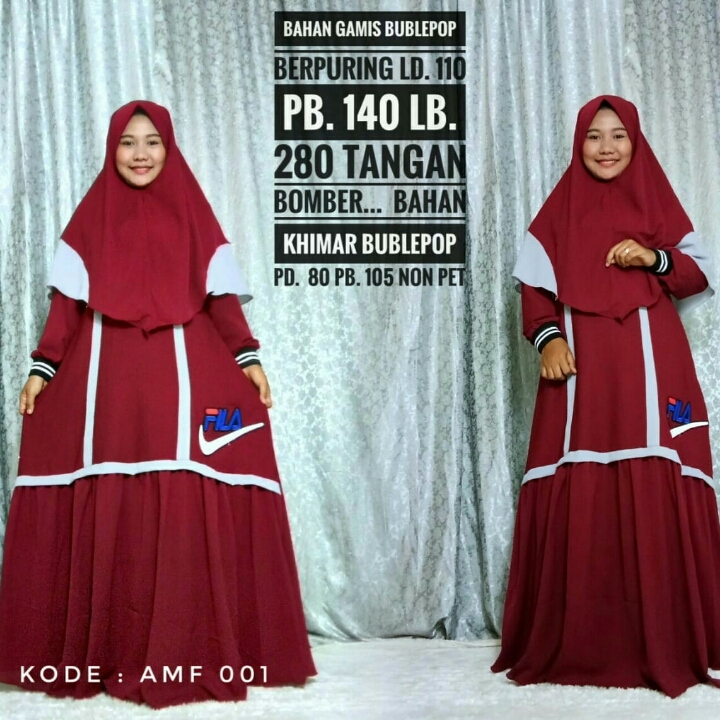 Gamis Bubblepop Fila 4