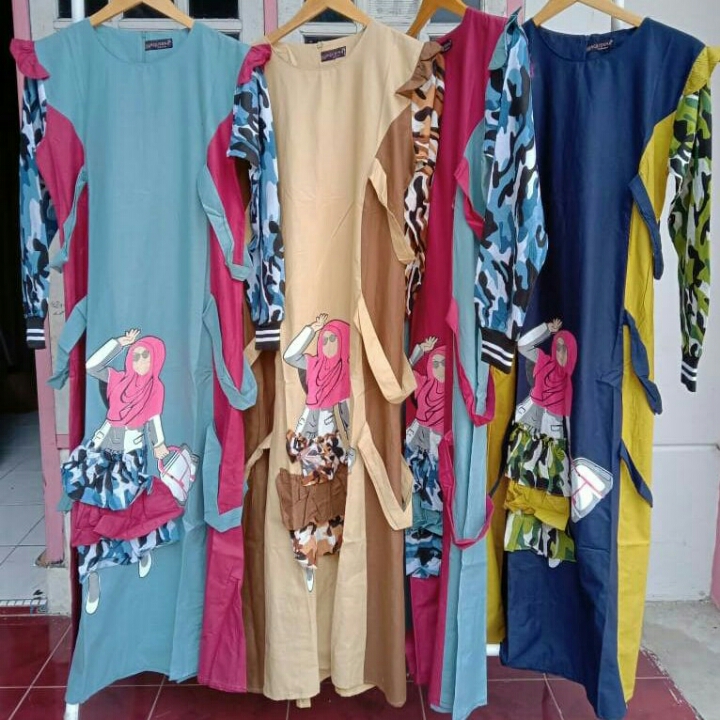 Gamis Katun Paris 3