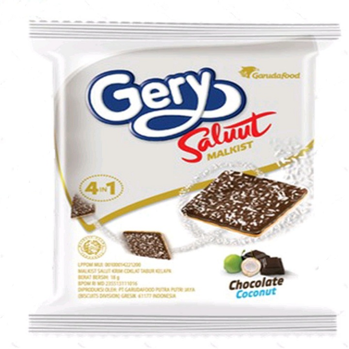 Gery Saluut Malkist Chocolate Coconut 1 renteng 2