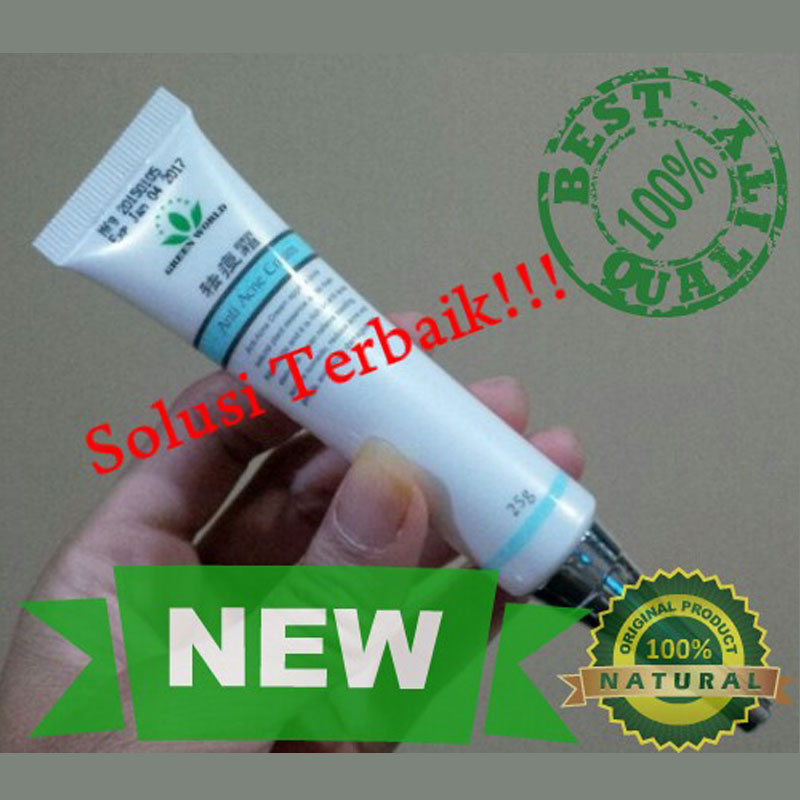 Green World Anti Acne Cream Untuk Mengurangi Jerawat 2