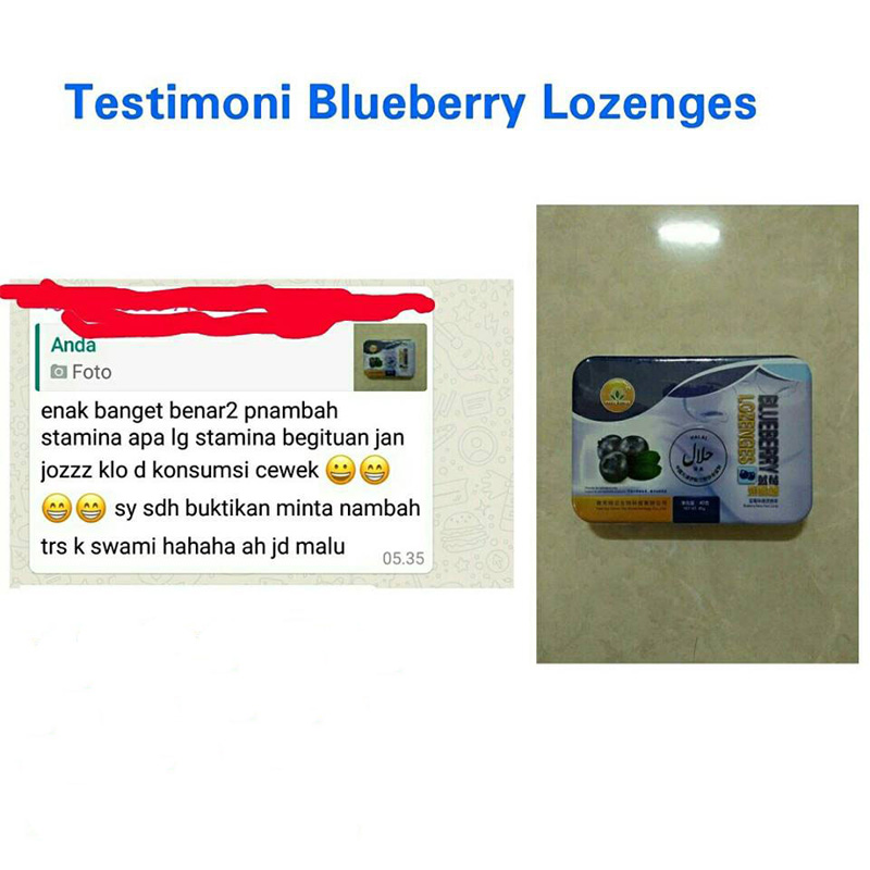 Green World Blueberry Lozenges Kaya Dengan Anthocyanin 3