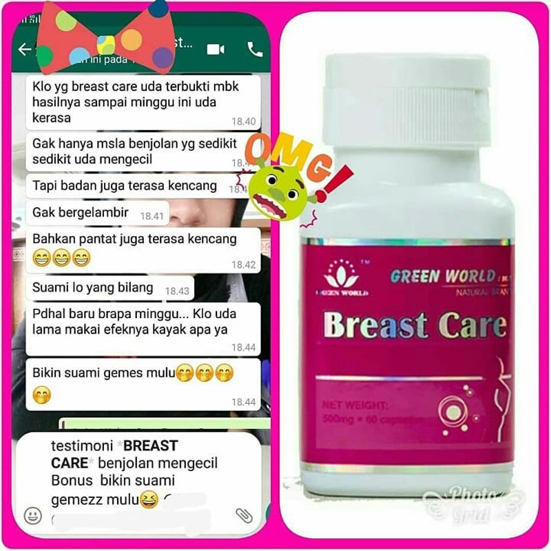 Green World Breast Care Capsule Untuk Merawat Sel Payudara Agar Tetap  3