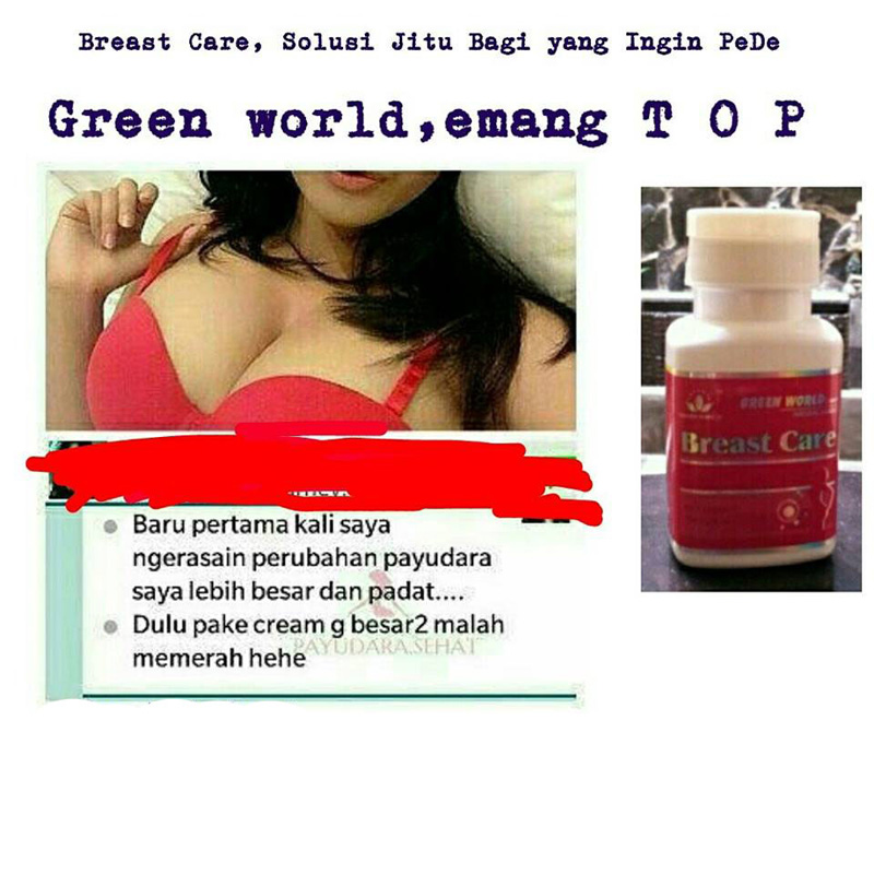 Green World Breast Care Capsule Untuk Merawat Sel Payudara Agar Tetap  5