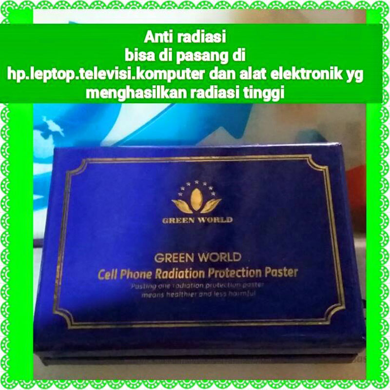 Green World Cell Phone Radiation Protection Paster Untuk Mengurangi Ra 2