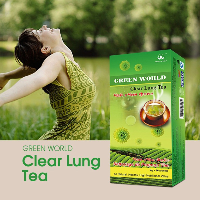 Green World Clear Lung Tea Untuk Menjaga Fungsi Paru-Paru Serta Pernap 3