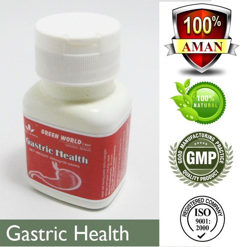 Green World Gastric Health Tablet Membantu Pencernaan Lambung 3