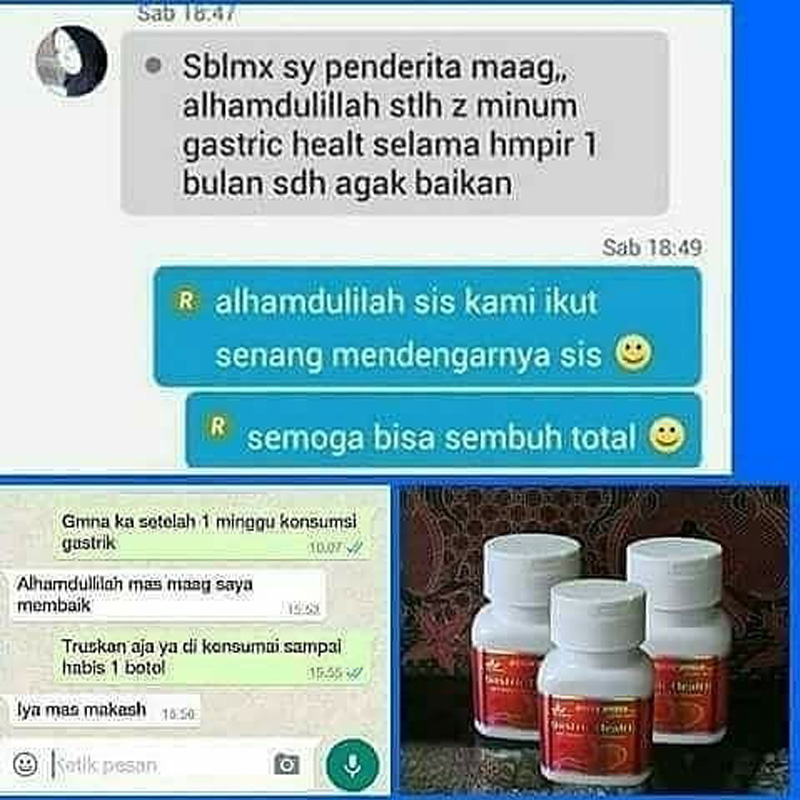 Green World Gastric Health Tablet Membantu Pencernaan Lambung 4