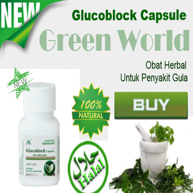 Green World Glucoblock Capsule Membantu Menstabilkan Gula Darah 2