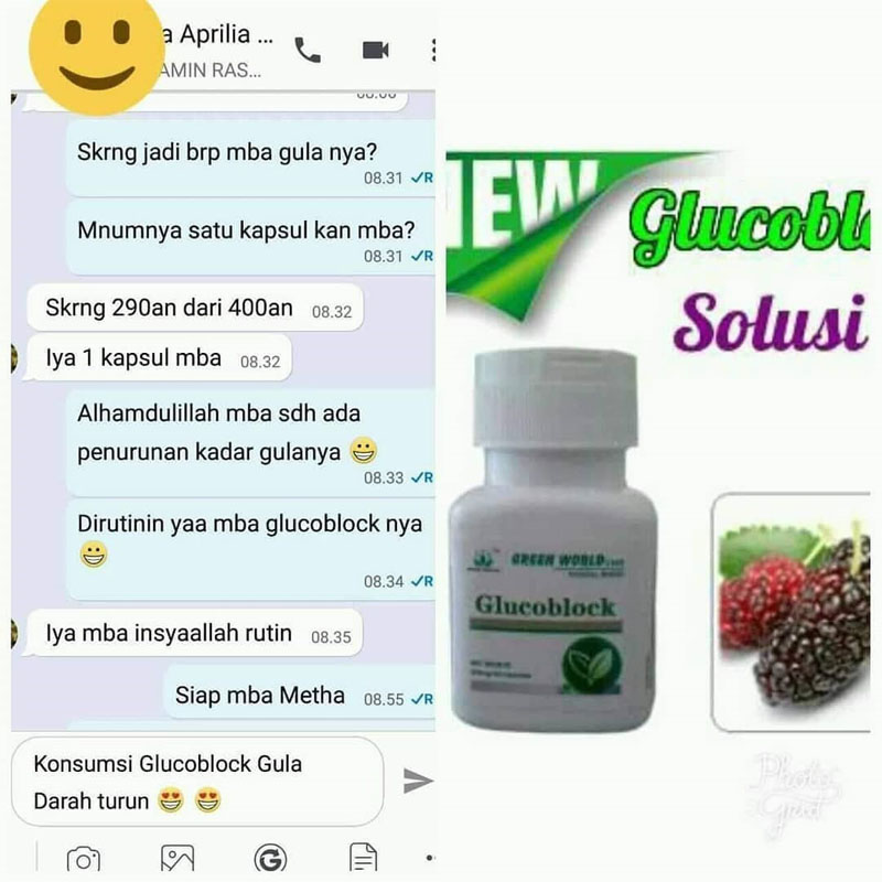 Green World Glucoblock Capsule Membantu Menstabilkan Gula Darah 3