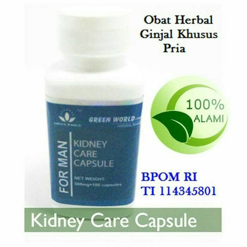 Green World Kidney Care Capsule For Man Untuk Merawat Dan Menutrisi Gi 2