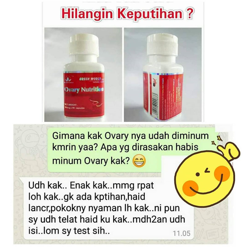 Green World Ovary Nutrition Capsule Nutrisi Ovarium, Menjaga Kestabila 3