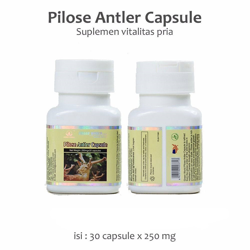 Green World Pilose Antler Capsule Meningkatkan Imunitas, Vitalitas Dan 2