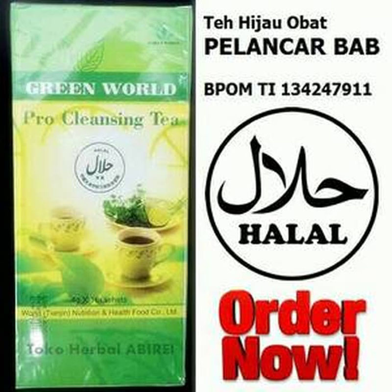 Green World Pro Cleansing Tea Membantu Menghilangkan Jerawat 3