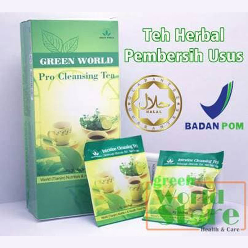 Green World Pro Cleansing Tea Membantu Menghilangkan Jerawat 4