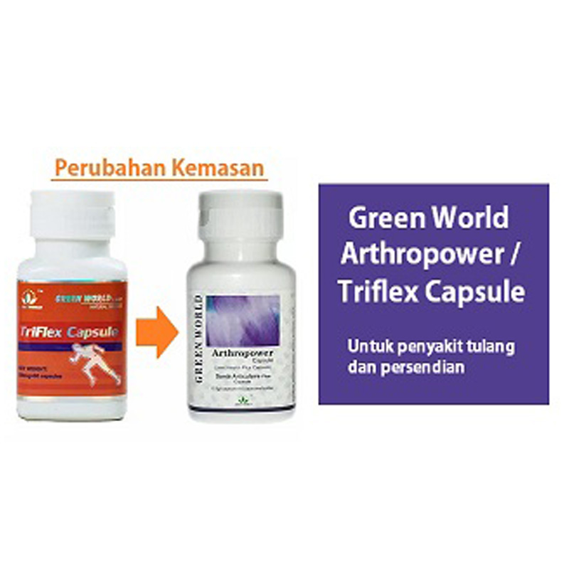 Green World Triflex  Arthropower Capsule Untuk Menjaga Persendian Tet 2