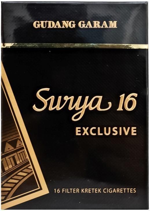 Gudang Garam Rokok Filter Surya Exclusive 16'S