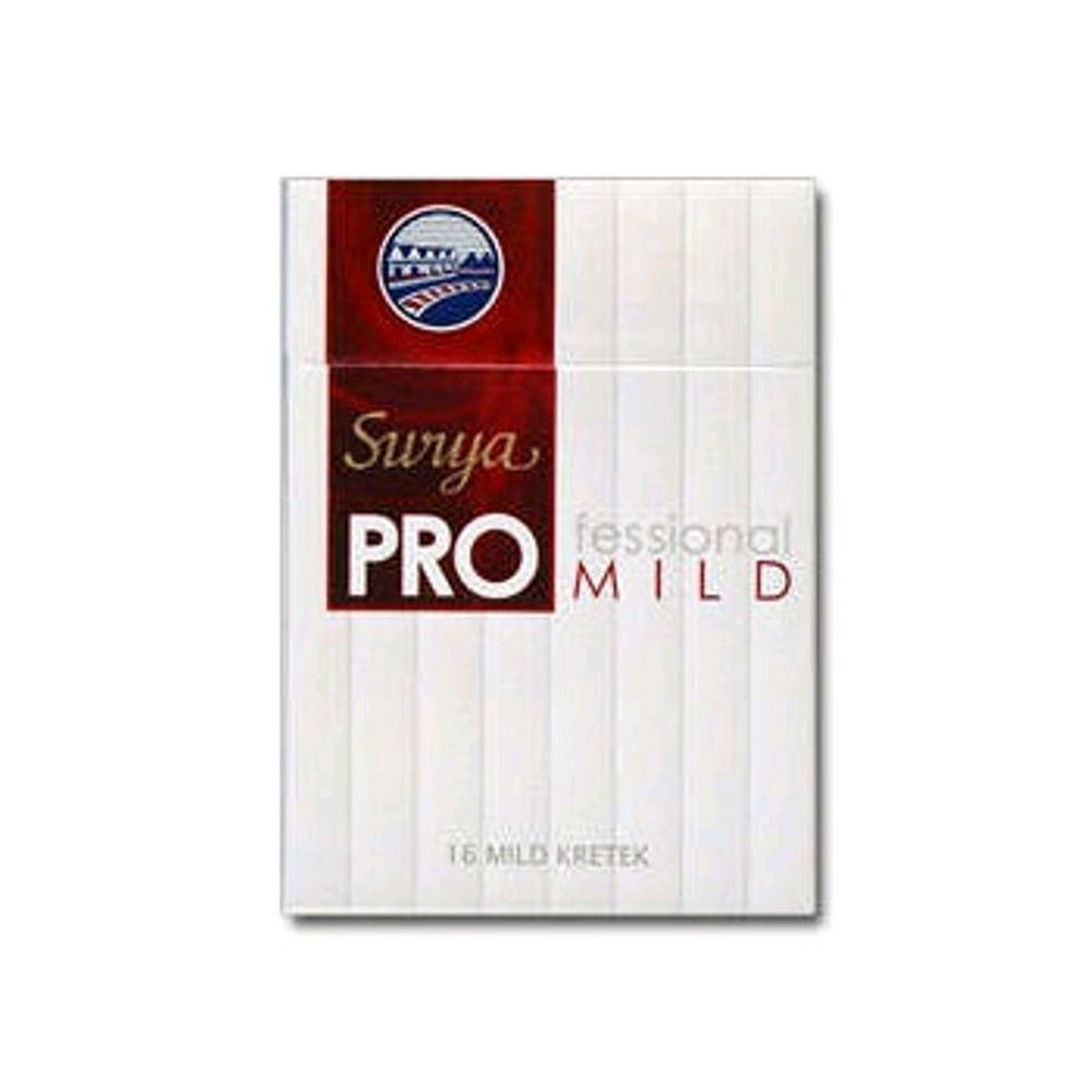 Gudang Garam Rokok Kretek Filter Surya Pro Mild 16'S