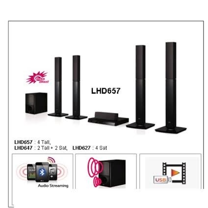 HOME THEATRE LG LHD-657 3