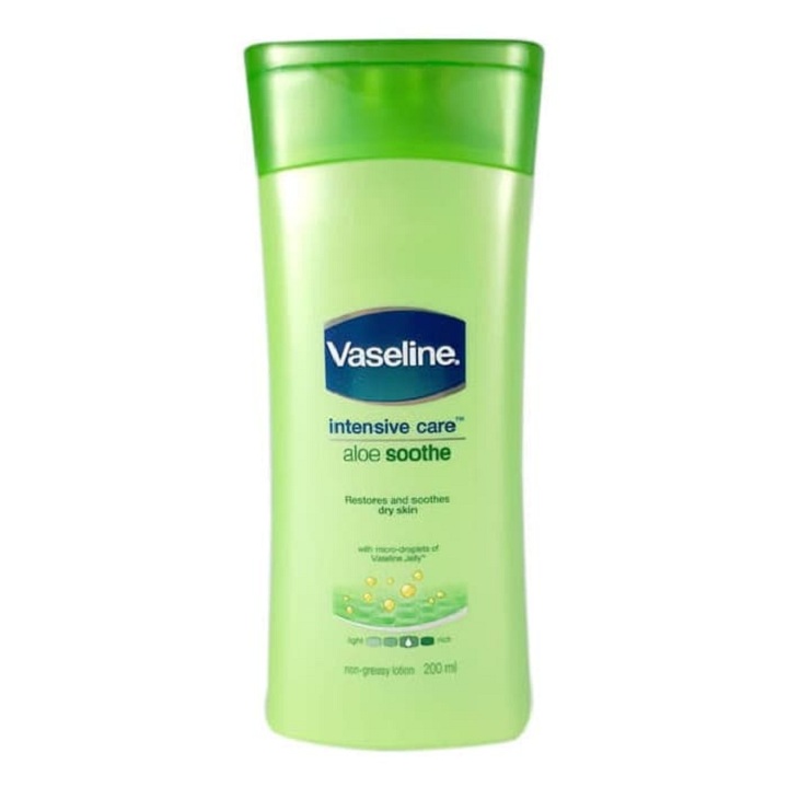 Hand Body Vaseline Aloe Soothe 2