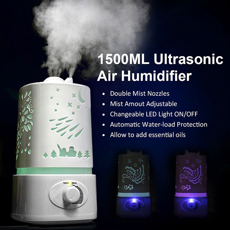 Humidifier 7 Color Light 1500ml HUMI H6