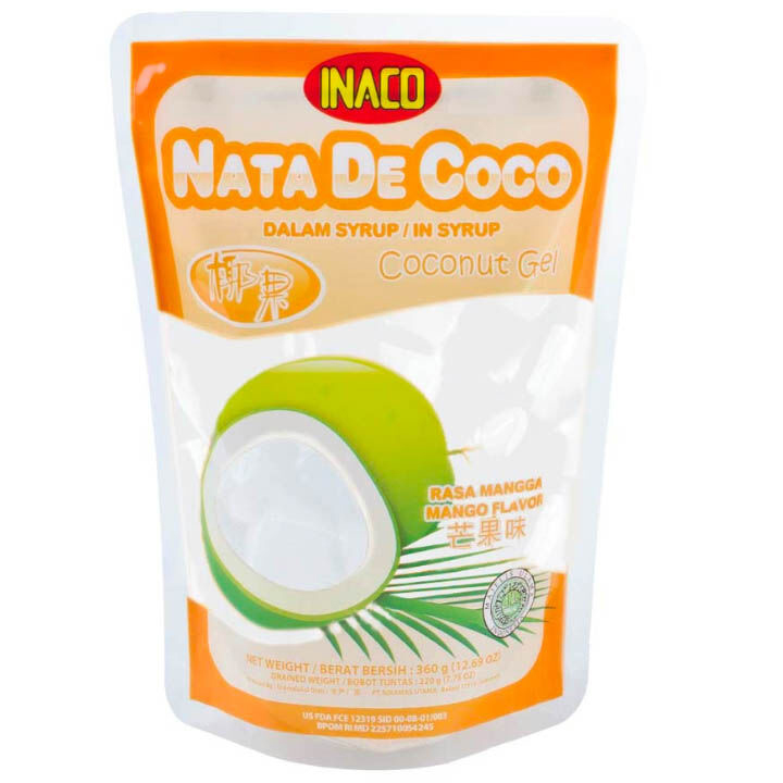 INACO NATA DE COCO RASA MANGGA 220GR 2