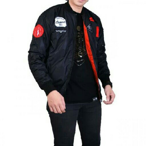 Jaket Bomber FP Bojiel Black 2