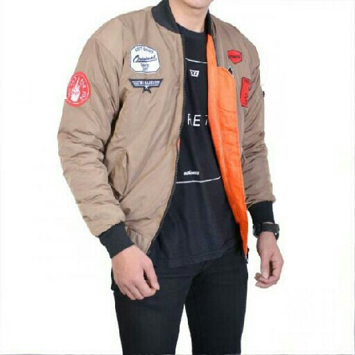 Jaket Bomber FP Bojiel Craem 2