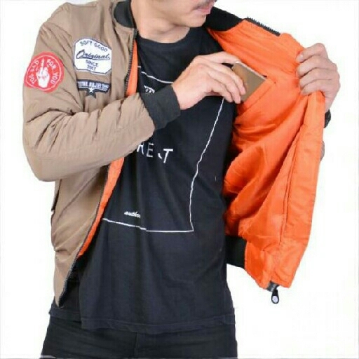 Jaket Bomber FP Bojiel Craem 3