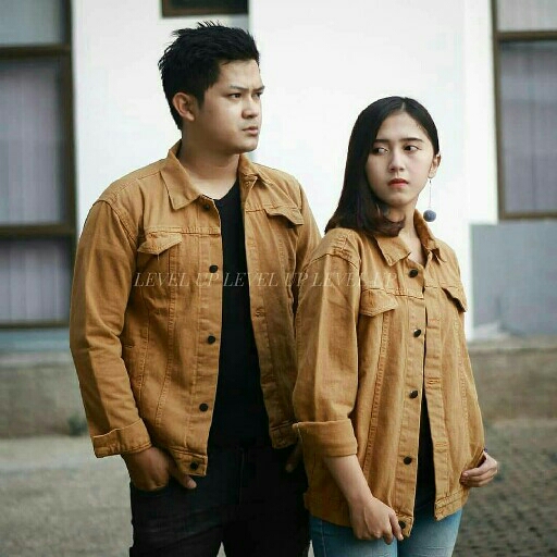 Jaket Jeans Couple Spesial Original Produk Level Up 3