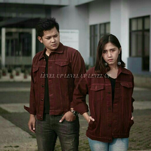 Jaket Jeans Couple Spesial Original Produk Level Up 5