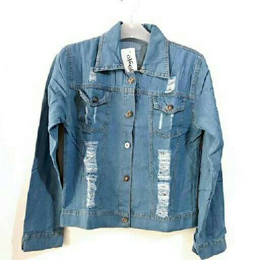 Jaket Jeans Sobek Ripped 2