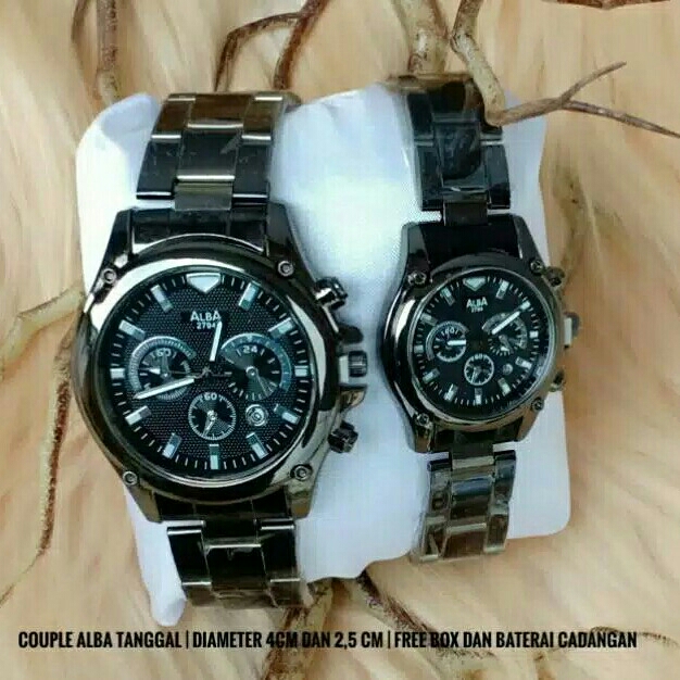 Jam Tangan Alba Couple Tanggal 2