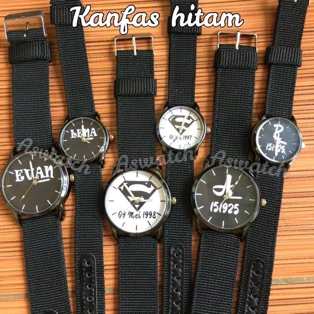 Jam Tangan Couple Custom Kanvas 3