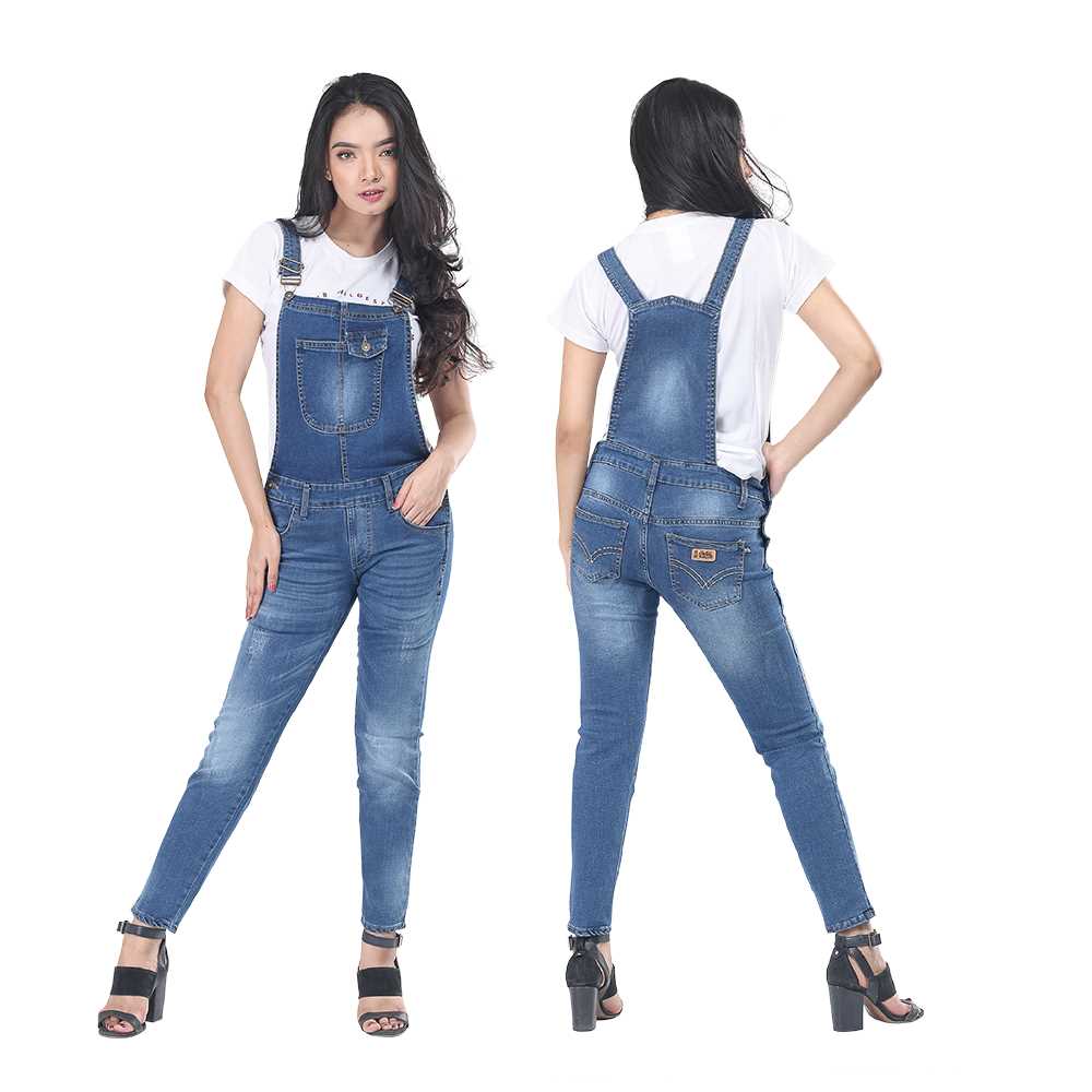 Jumpsuit atau Overall Denim Wanita SGE INF 871