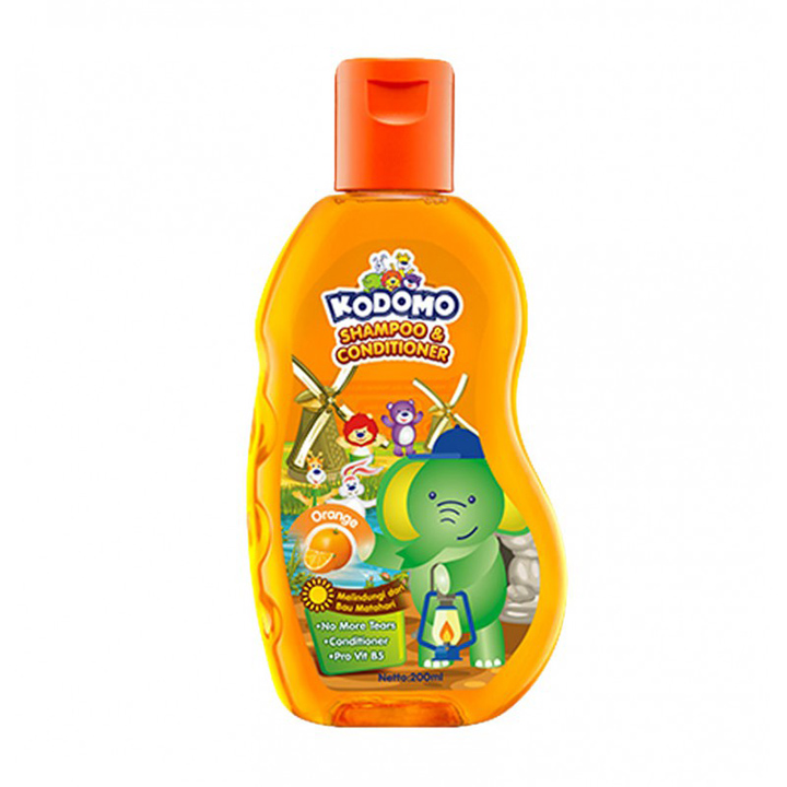 KODOMO SHAMPOO & CONDITIONER  ORANGE 100 ML 2