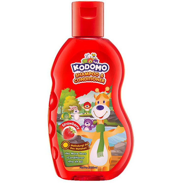 KODOMO SHAMPOO & CONDITIONER STRAWBERRY 100ML 2