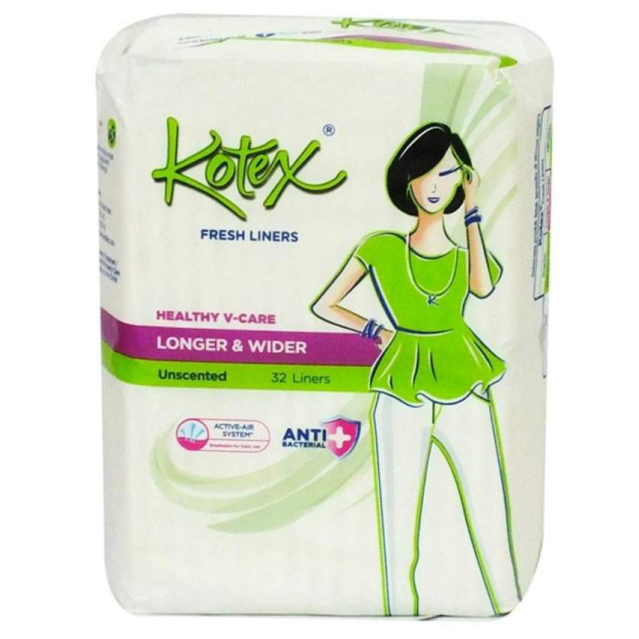 KOTEX LONGER & WIDER ANTIBACTERIAL 32LINER 2