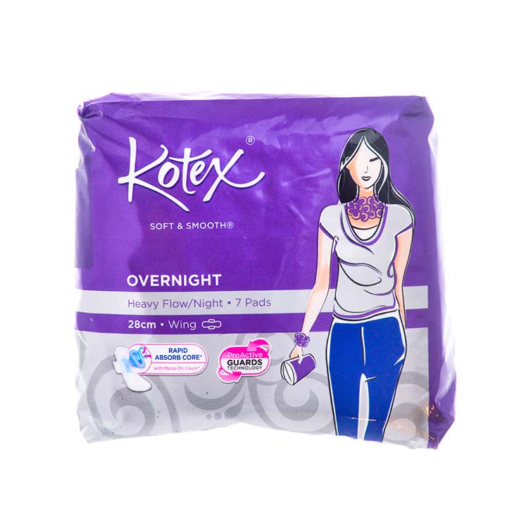 KOTEX OVERNIGHT 28CM WINGS 2