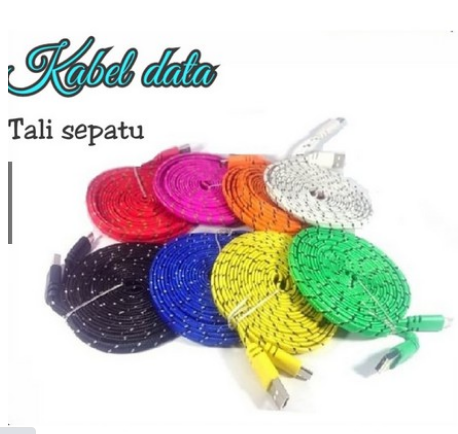 Kabel Data tali sepatu 3m