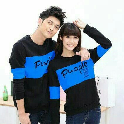 Kaos Couole Pusple Biru 2