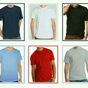 Kaos Polos Plus Sablon 2