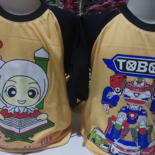 Kaos balita Dengan Gambar Animasi Lucu Varian Warna 2