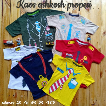 Kaos Anak Oshkosh Profesi