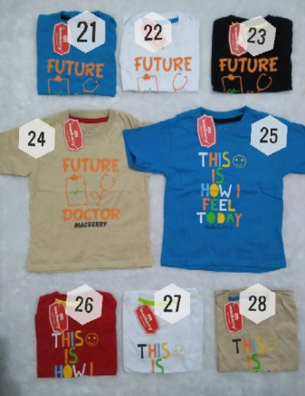 Kaos Katun Combed Macberry Bayi Anak Cowok 3