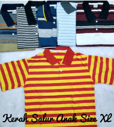 Kaos Kerah Salur Bayi Anak