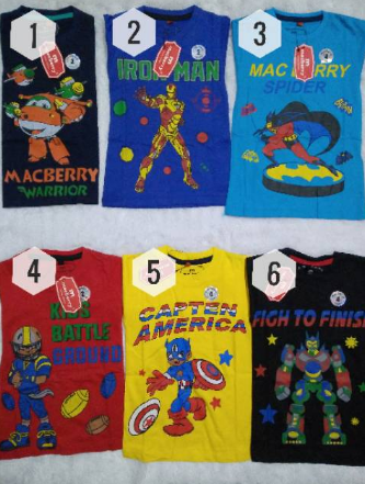 Kaos Macberry Anak Cowok 2