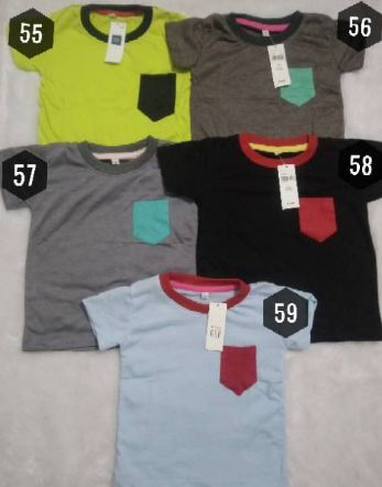 Kaos Polos Kantong Bayi Anak 2