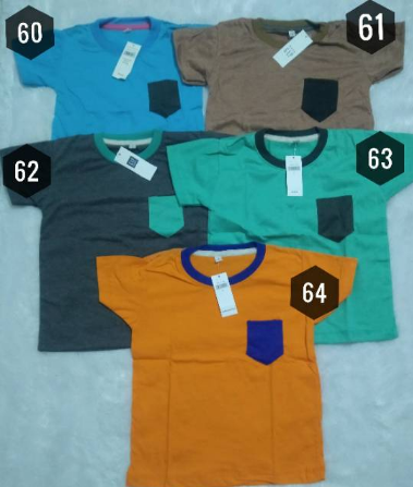 Kaos Polos Kantong Bayi Anak 3