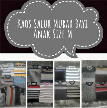 Kaos Salur Bayi Anak Size M