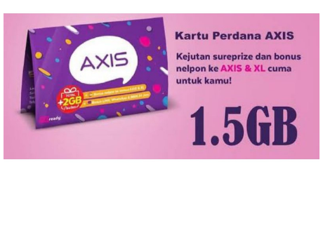 Kartu Perdana Axis 1,5Gb